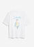 Wax Crayon Bouquet Oversized T Shirt | Organic Cotton | White