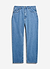 Wide Leg Denim Jeans | Light Wash Blue