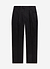 Wide Leg Trousers | Linen | Black
