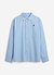 Yacht Stripe Oversized Shirt | Cotton | Blue