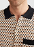 Casa Piccante Shirt | Knitted Cotton | Rust Jacquard