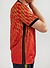 red football shirt with diamond shapes