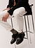 Solovair | Hi-Shine Gibson Shoe | Black