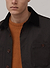 Workshirt | Graphite Twill With Cord Collar