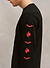 Long Sleeve T Shirt  | Red Bat | The Batman x Percival | Black