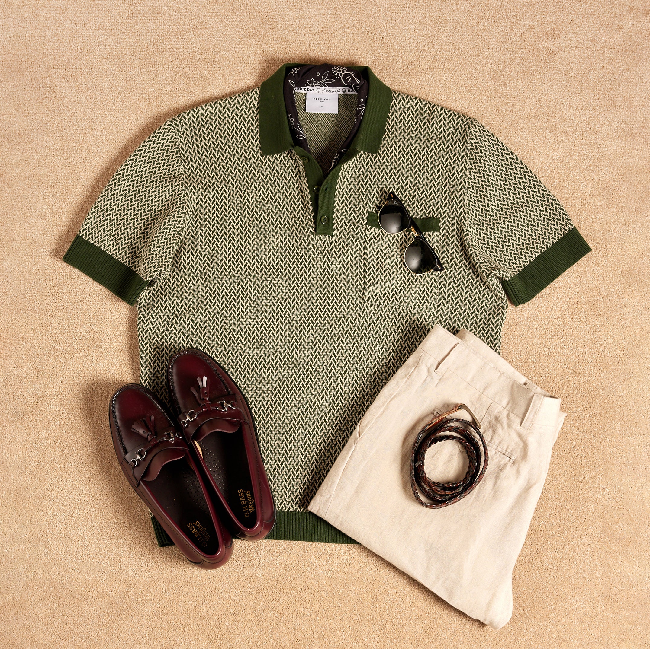 トップス Cotton-Brend Knitted Polo Shirt Regular Fit Knitted Polo-Shirt | Light Brown | Jack & Jones®