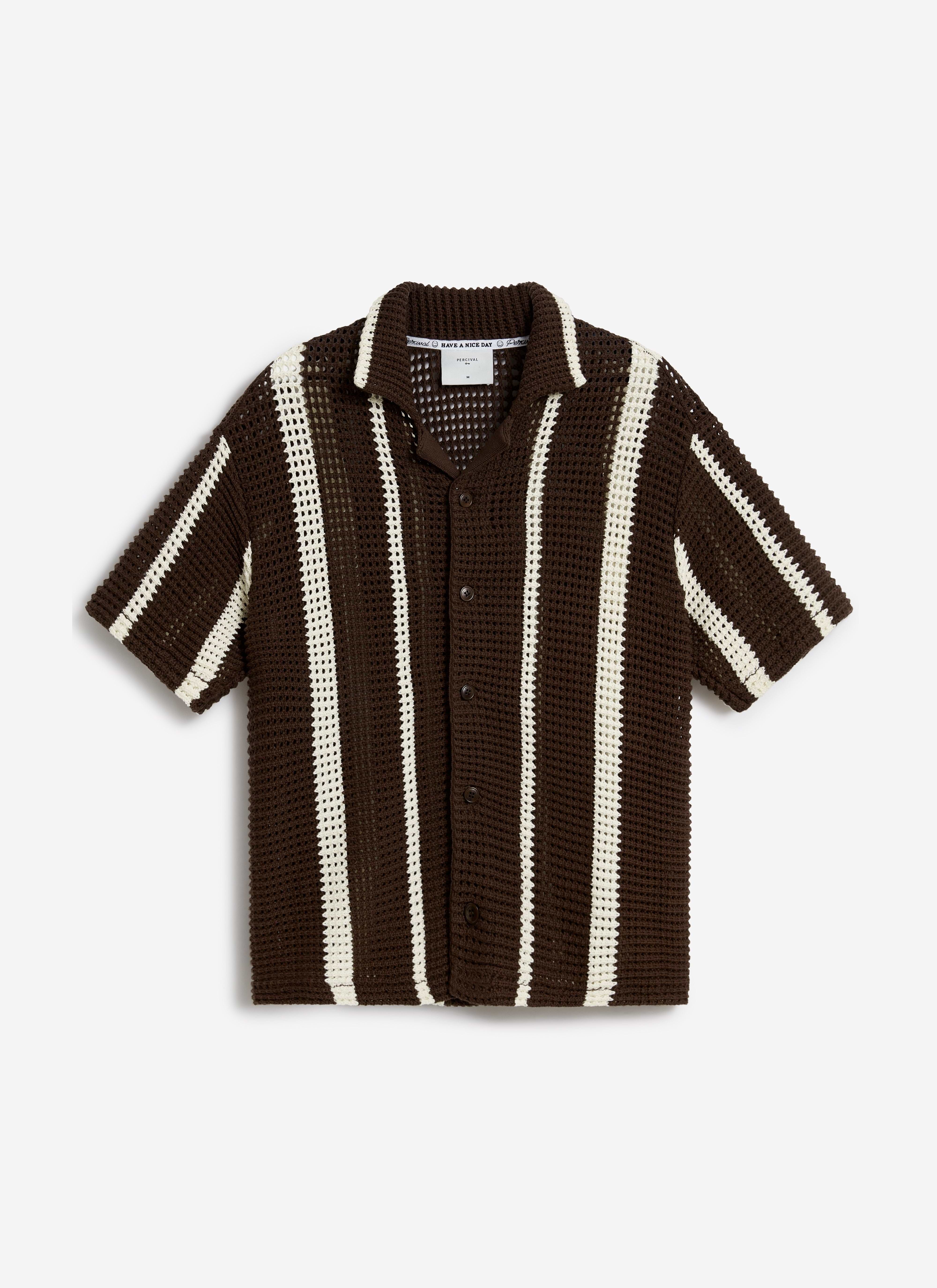 Brown with Ecru