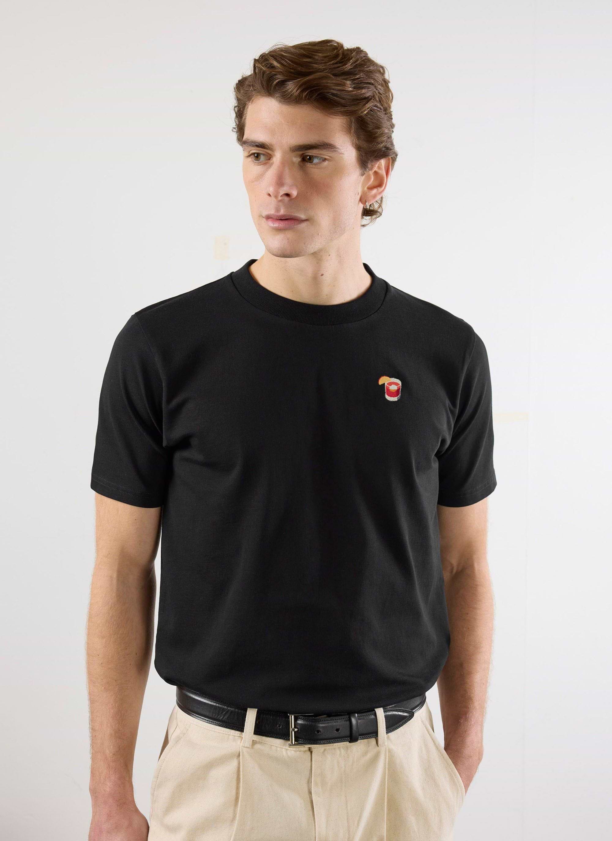 Men's Embroidered T-Shirts | Organic Cotton | Percival Menswear