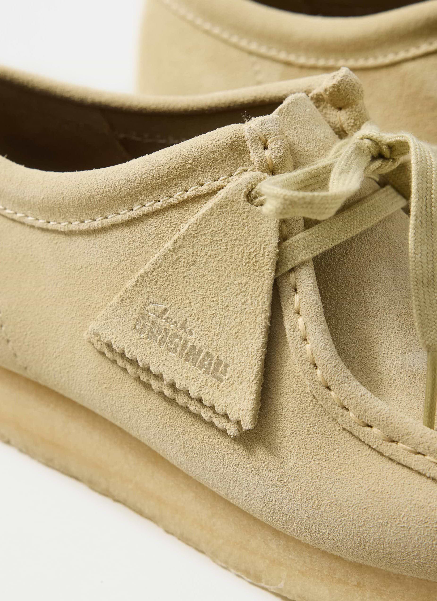 Men's Suede Wallabee Shoes | Clarks Originals | Maple Brown