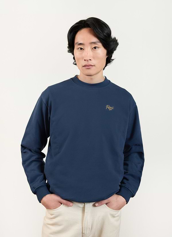 Heavyweight Sweatshirt Cotton Navy