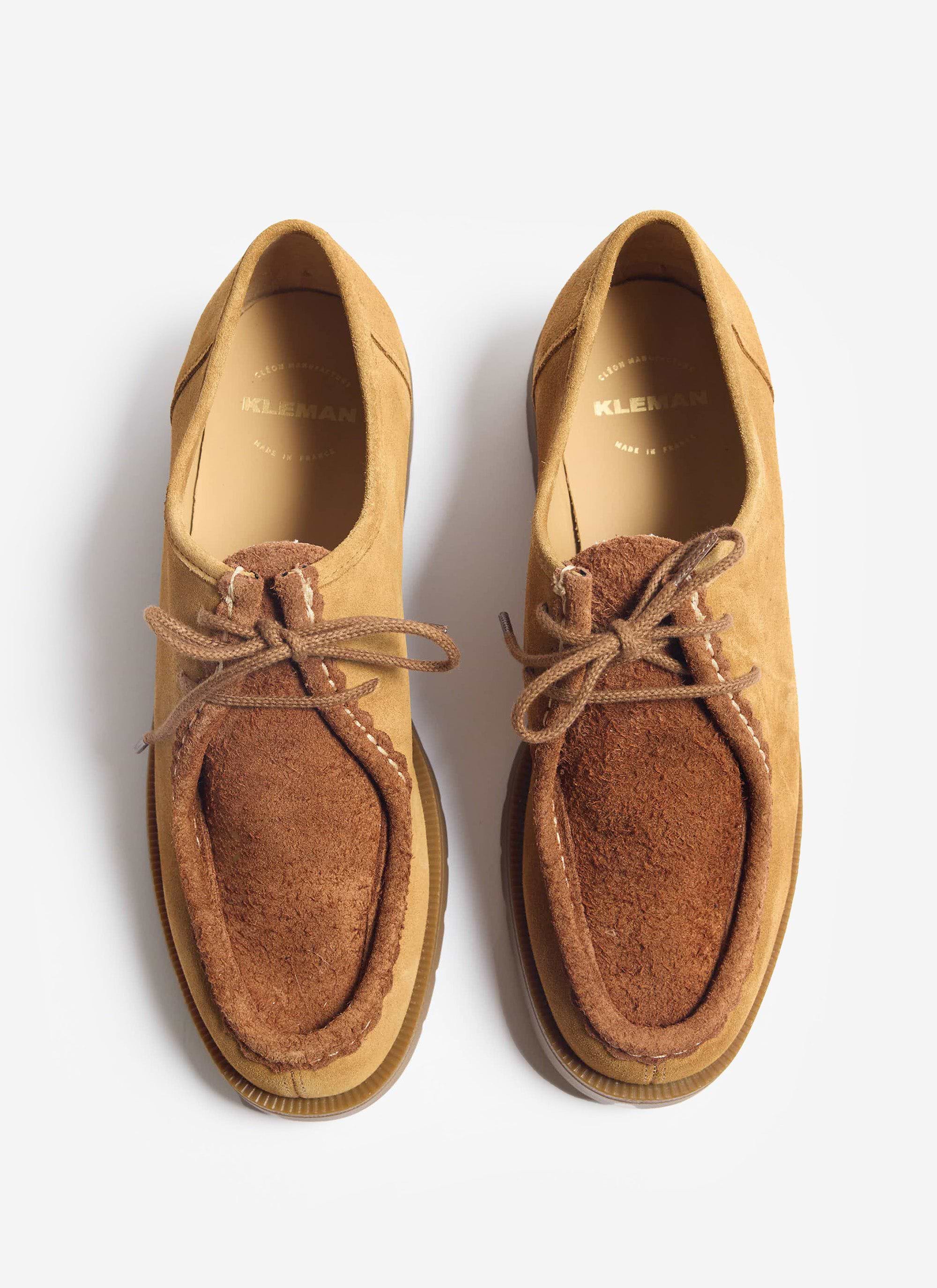 Men's Kleman Padror Shoe | Lug Sole Derby | Black | Percival Menswear