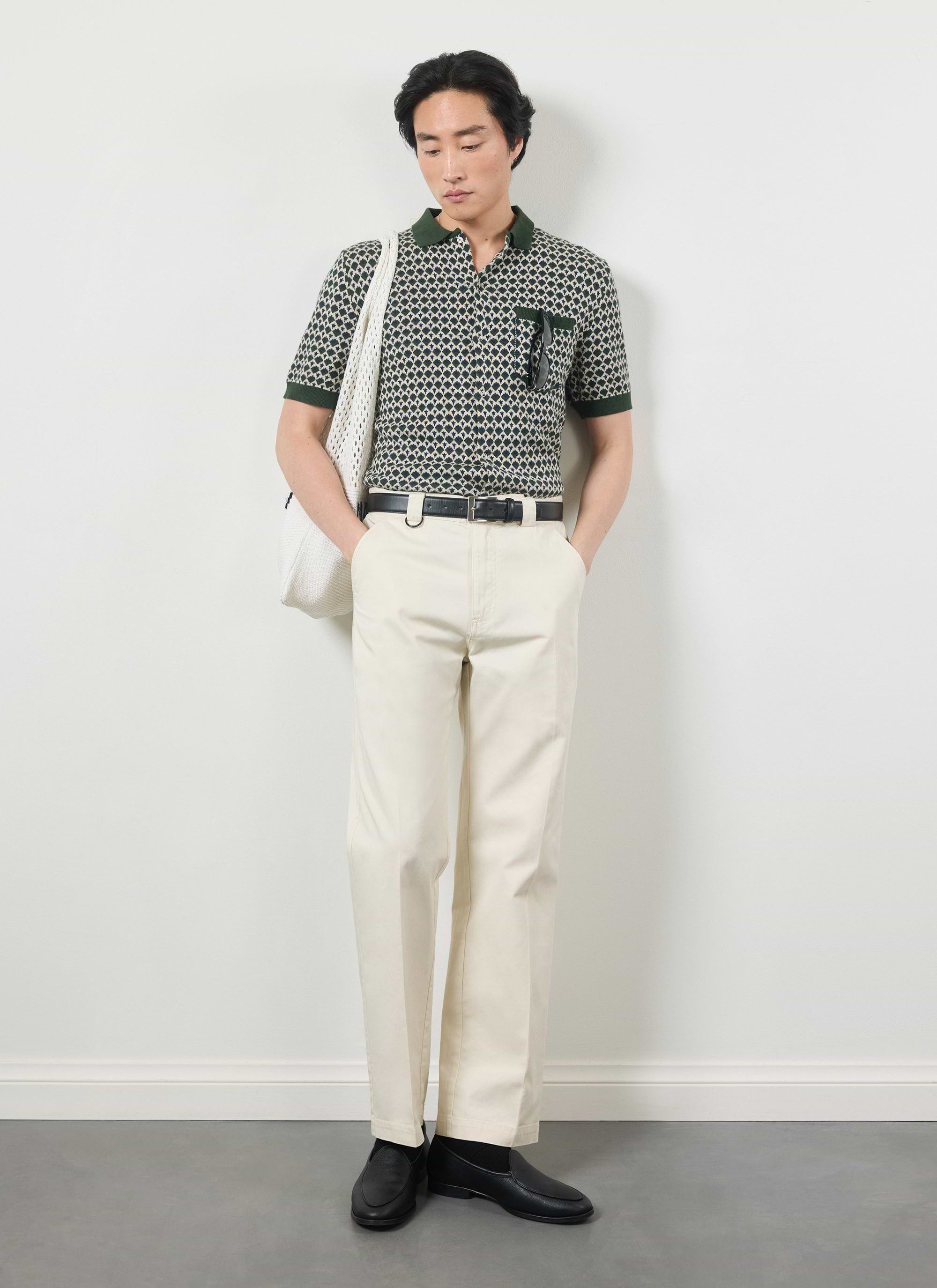 Green Jacquard