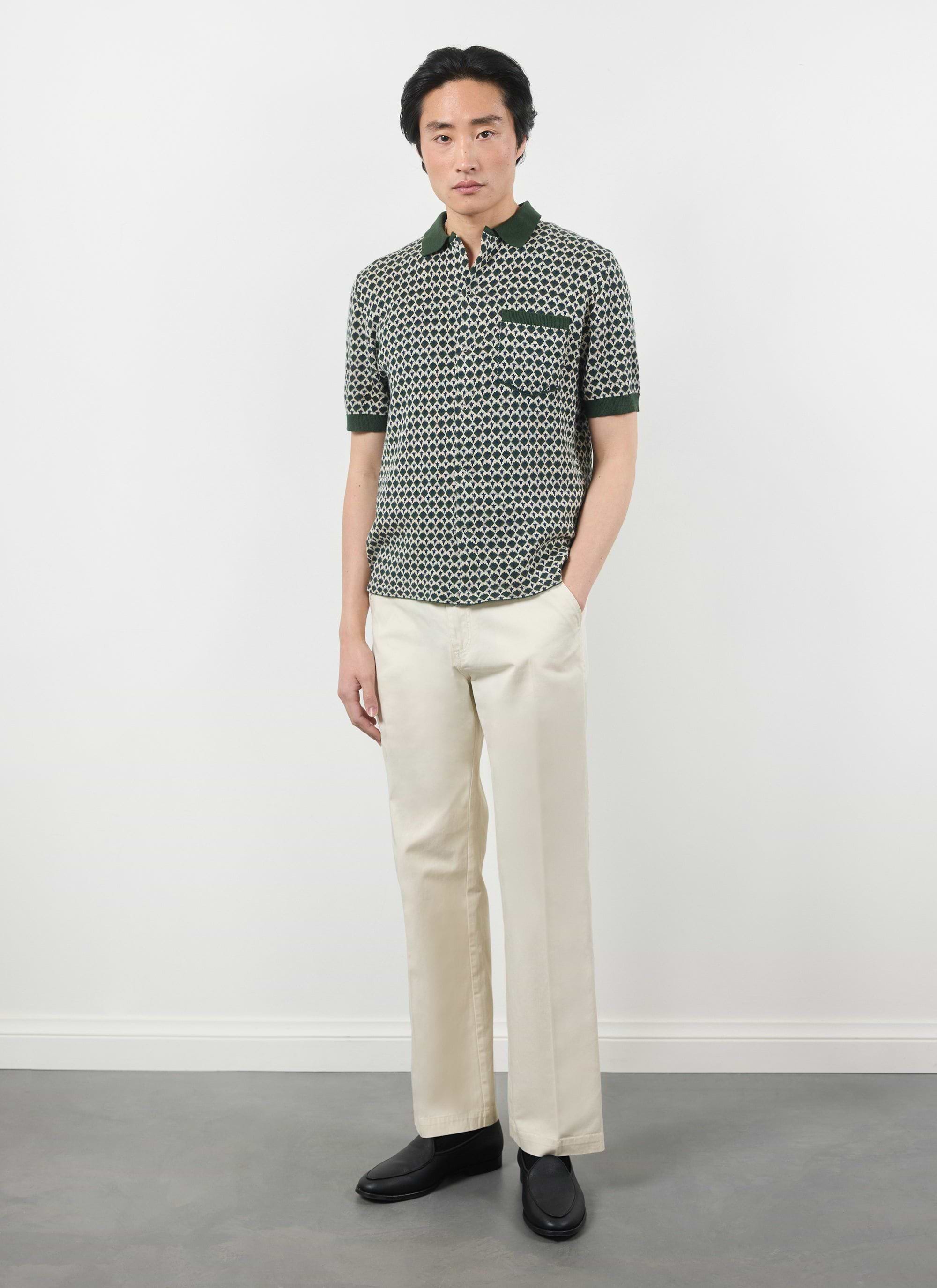 Green Jacquard