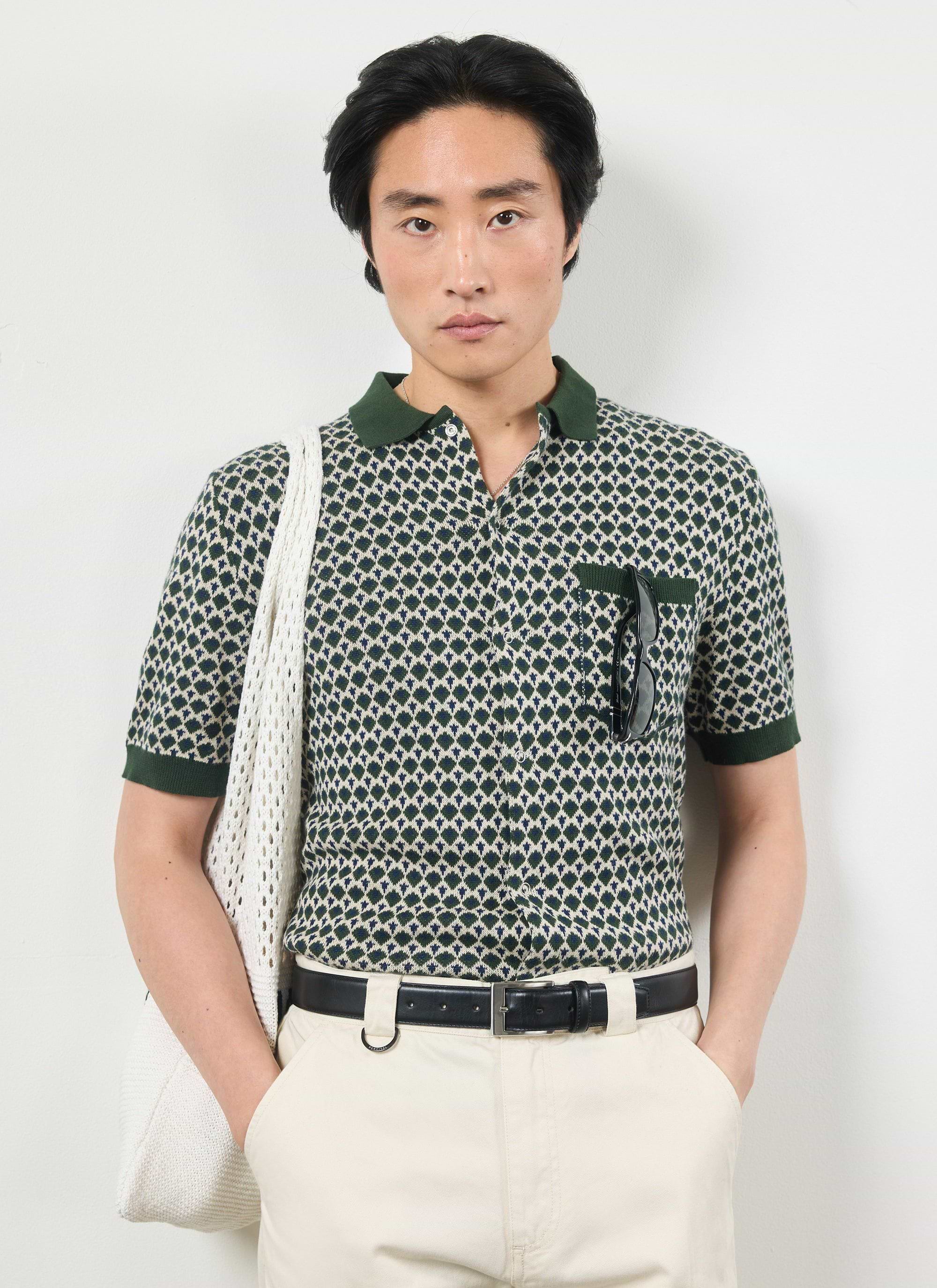 Green Jacquard