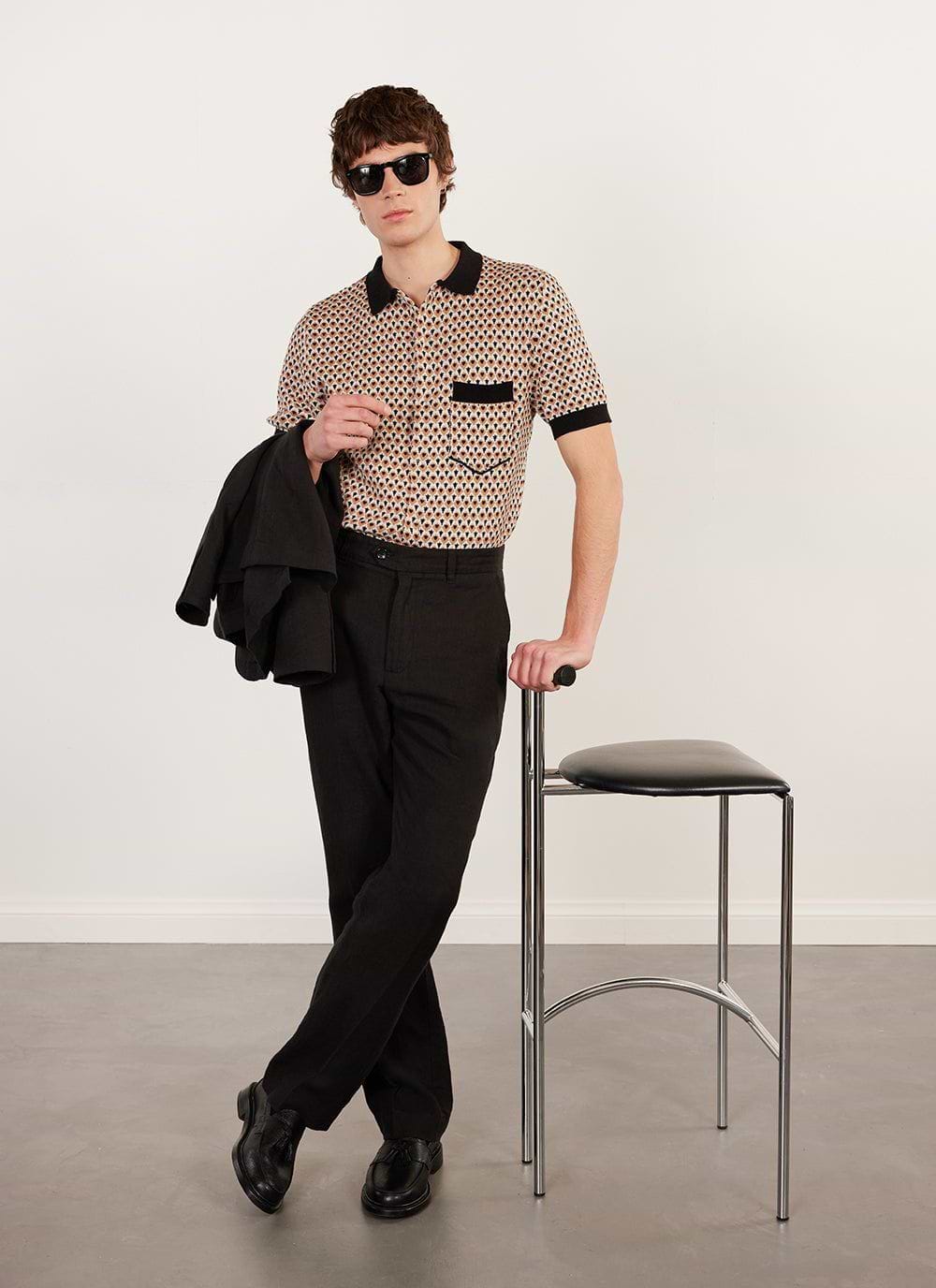 Rust Jacquard