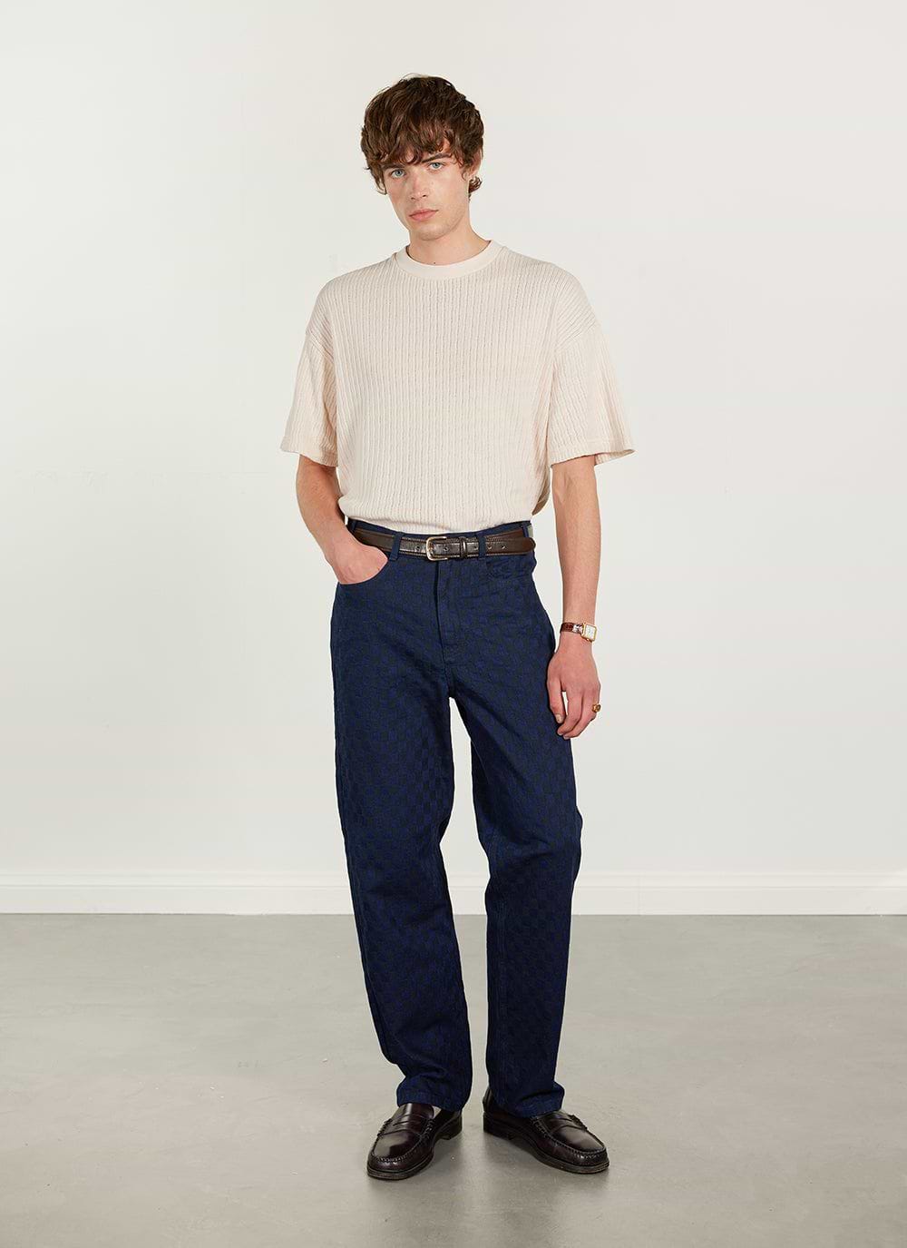 Navy With Black