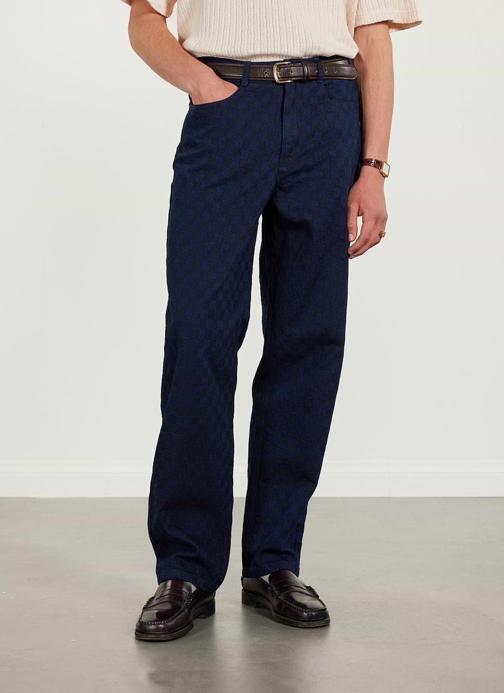 Navy With Black