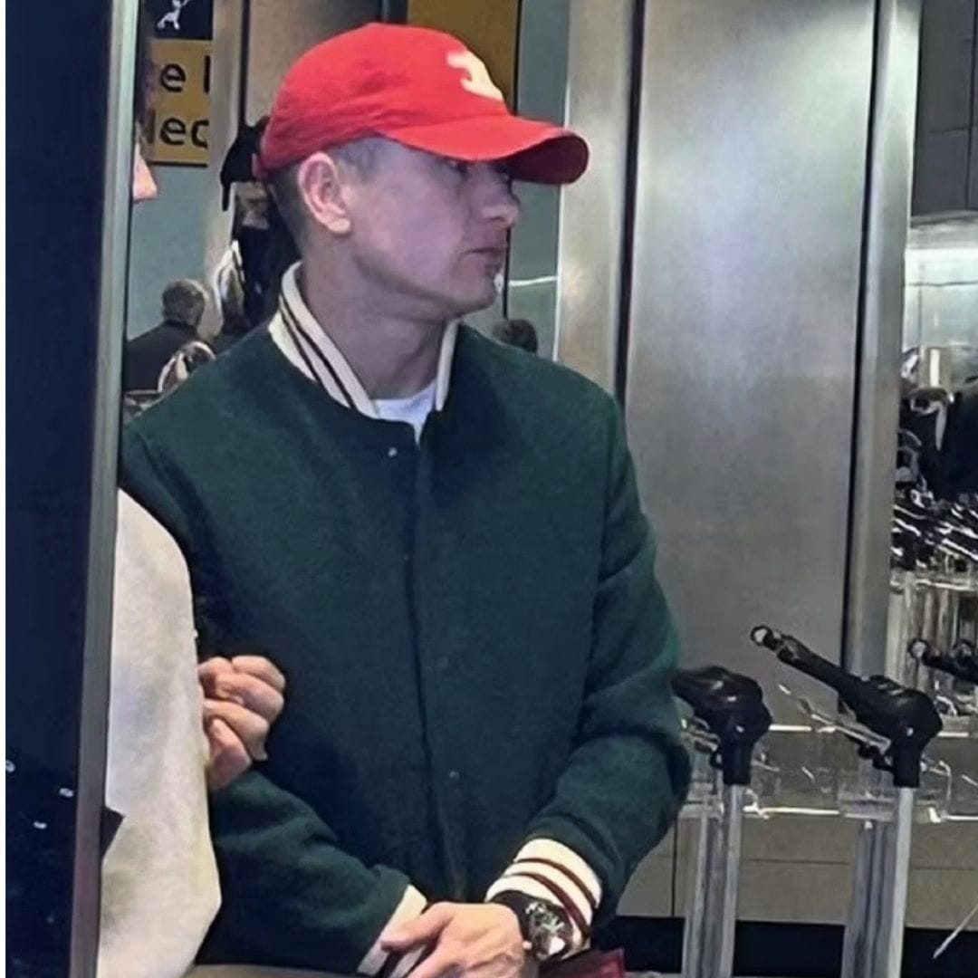 Barry Keoghan wearing Percival Menswear casual style bomber jacket