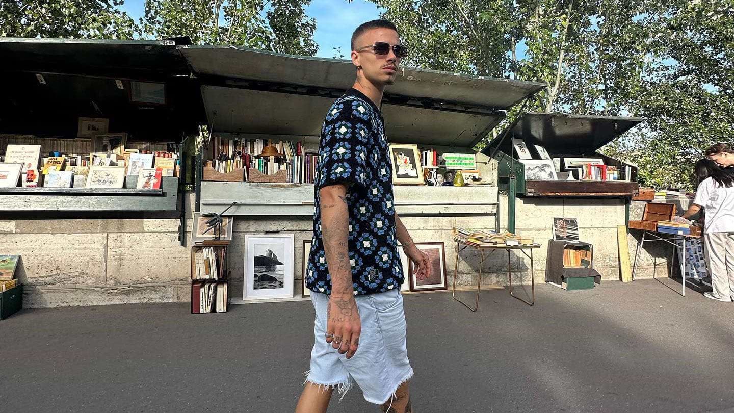 Romeo Beckham wearing Percival Menswear street style