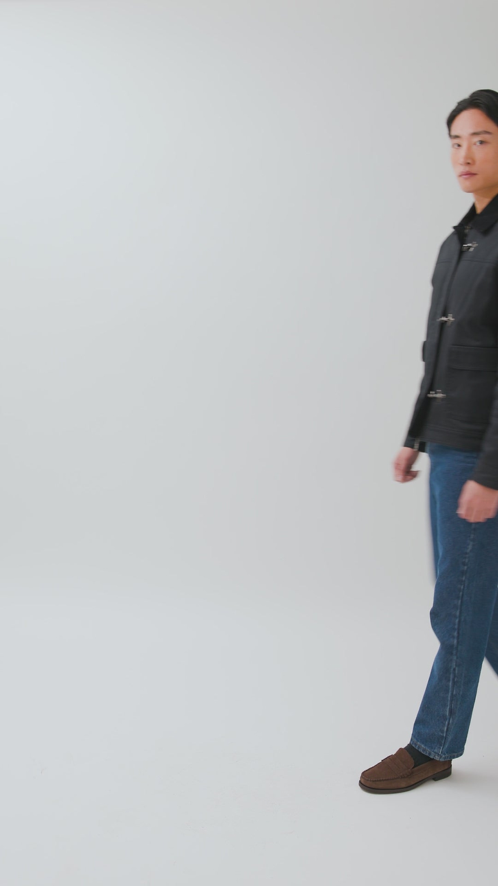 Fontane Wax Jacket | Navy
