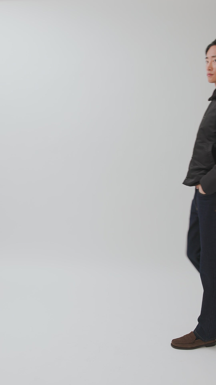 Doppio Bomber Jacket | Nylon | Black