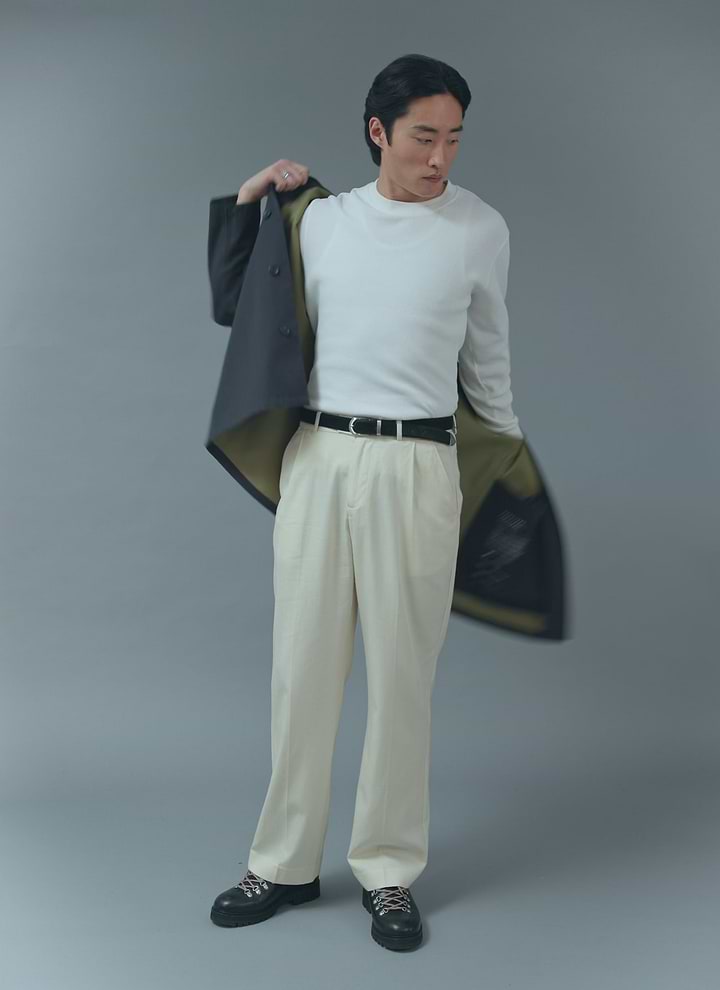 Men's Navy Sherlock Short Trench Coat | Waterproof | Midnight with Olive