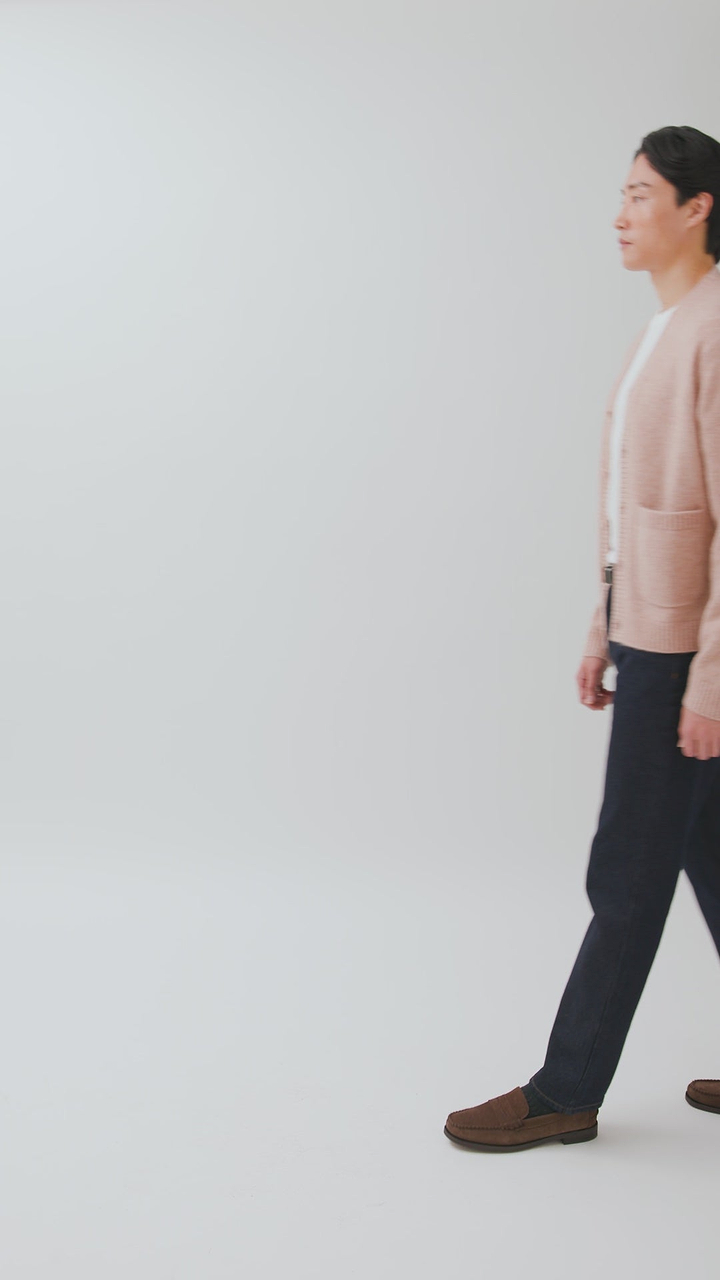 White Glove Cardigan | Mohair | Pink