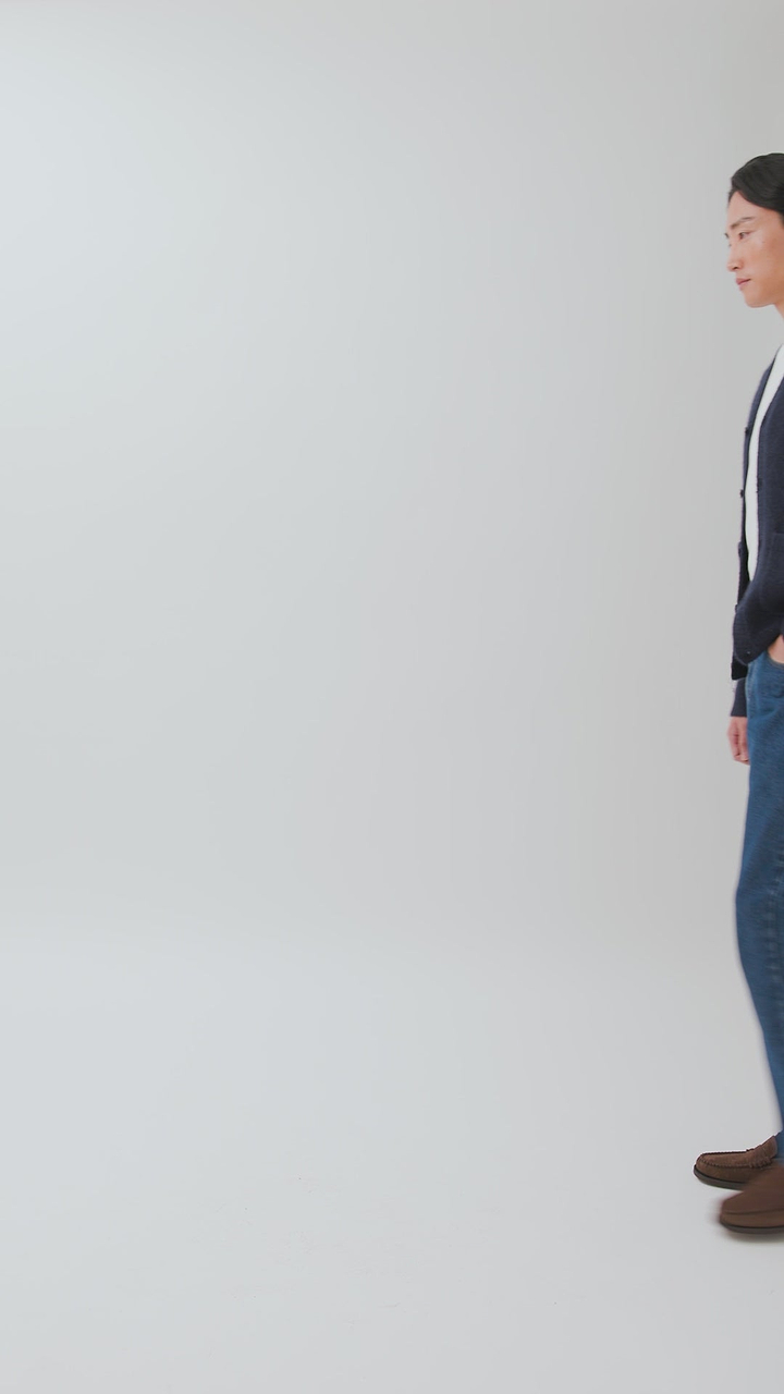 White Glove Cardigan | Mohair | Navy