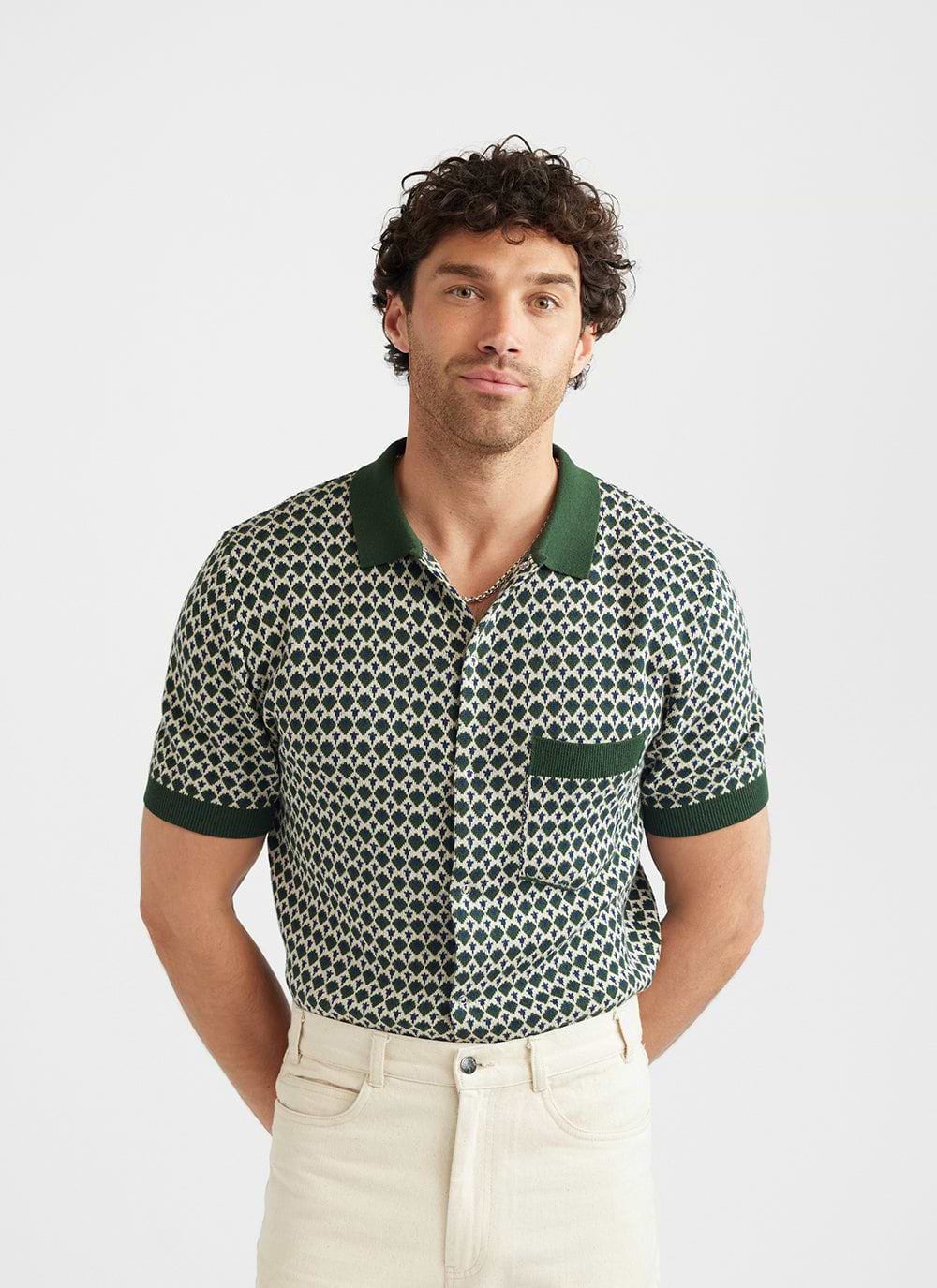 Green Jacquard