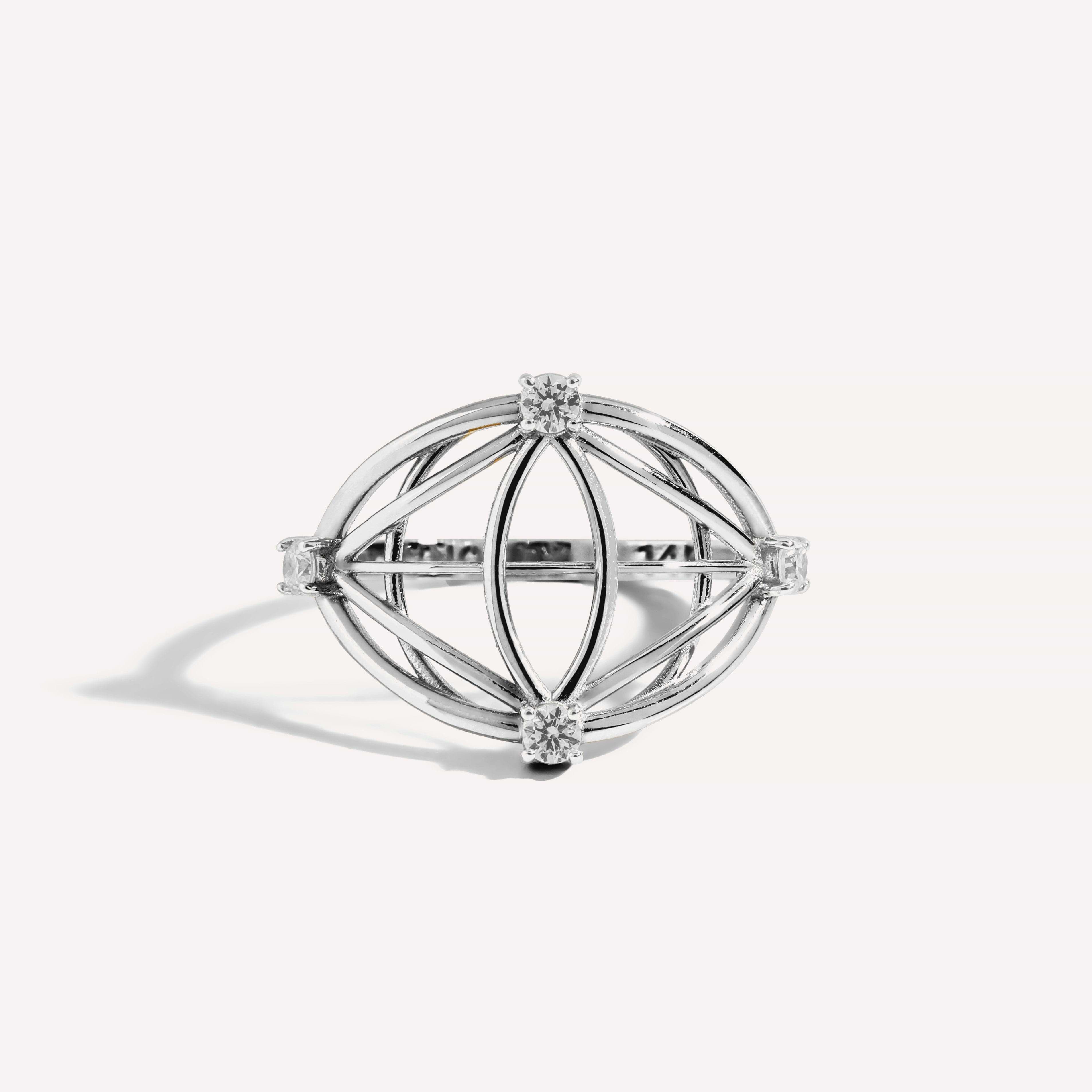 Evil Eye Evolves Diamond Ring