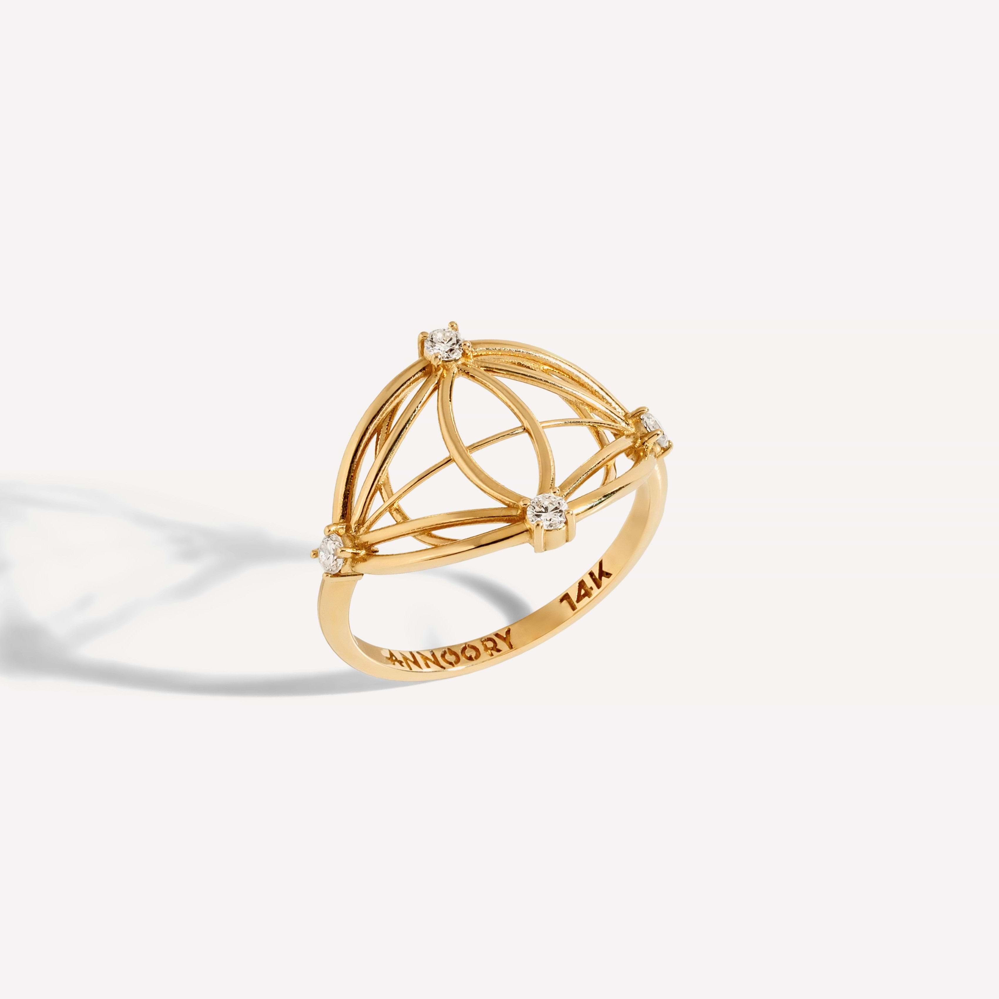 Evil Eye Evolves Diamond Ring