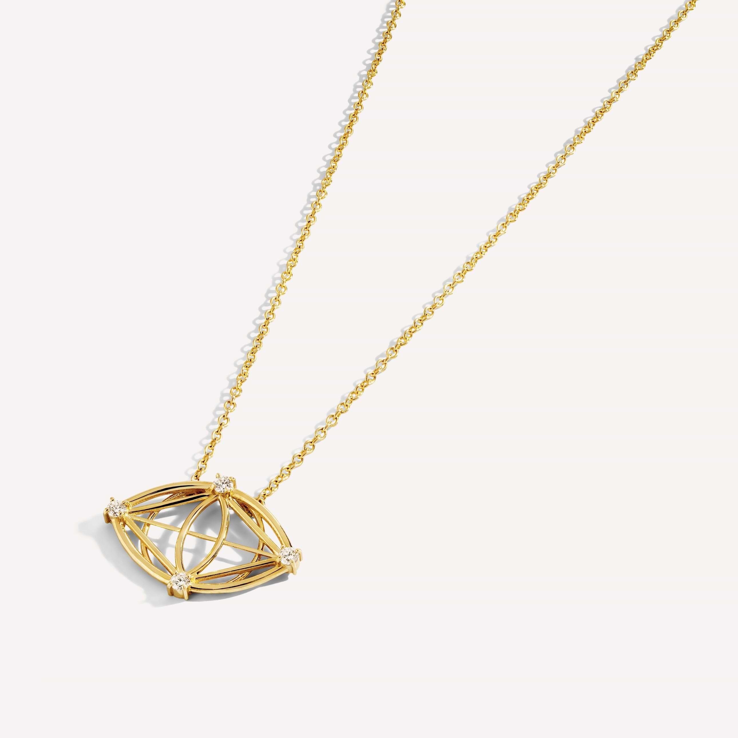 Evil Eye Evolves Diamond Necklace