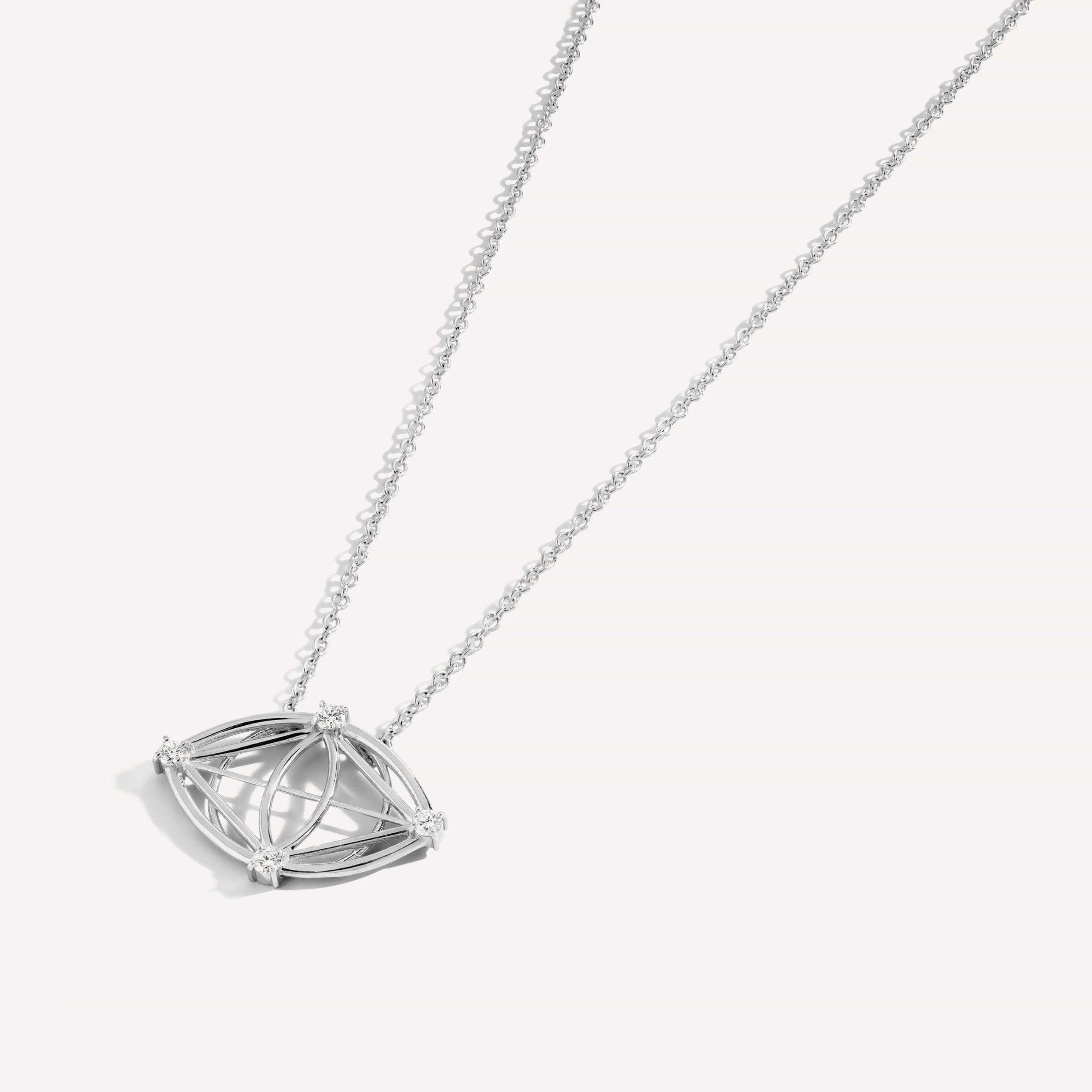 Evil Eye Evolves Diamond Necklace