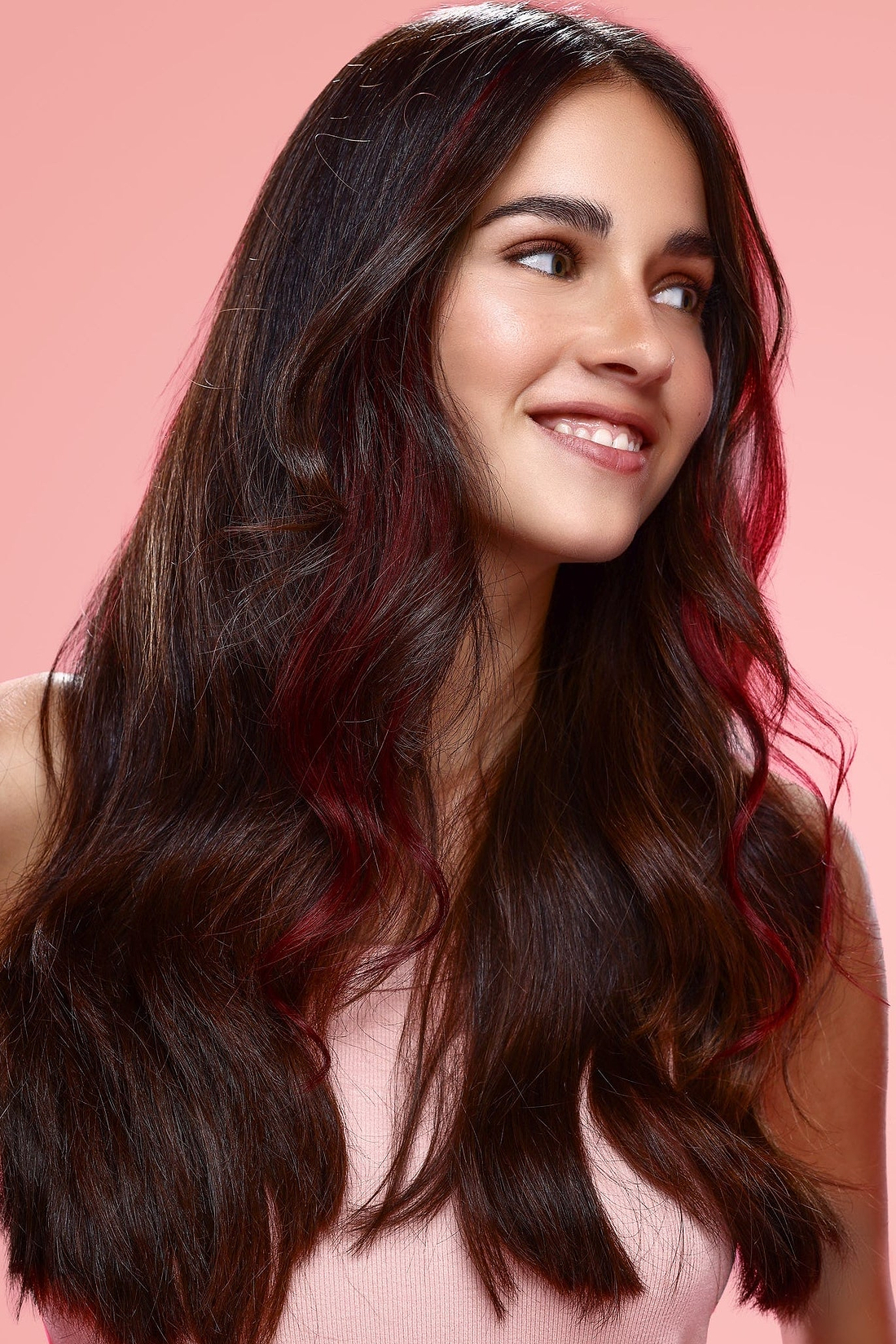 גוון שיער טבעי - צבע בורדו