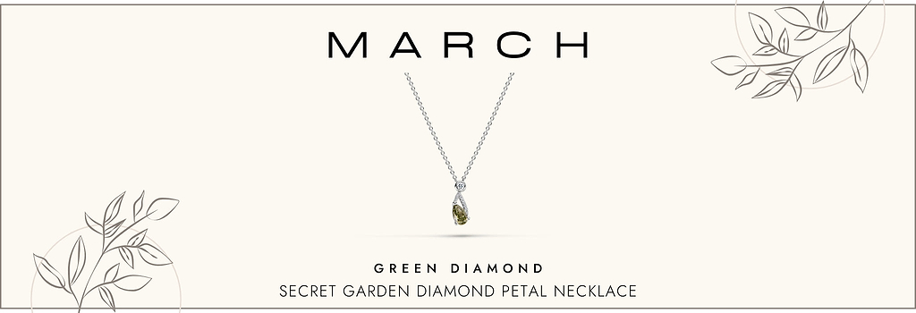 march green diamond jewelry