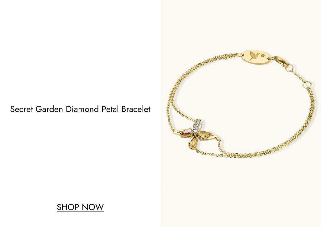 secret diamond petal bracelet