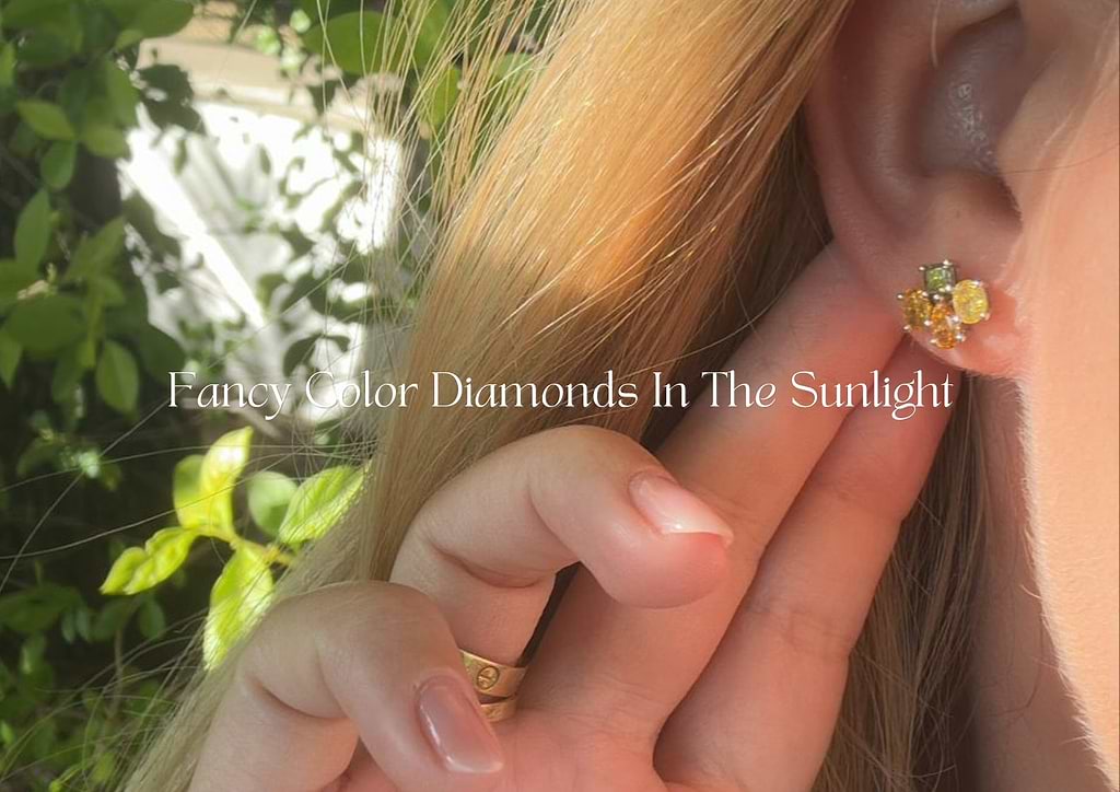 fancy color diamonds in sunlight