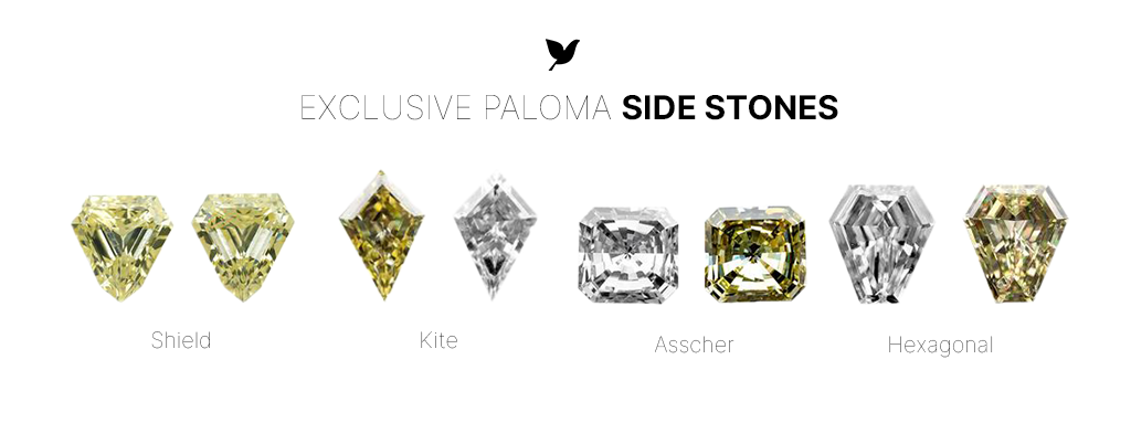 Exclusive Side Stone Diamond Designs