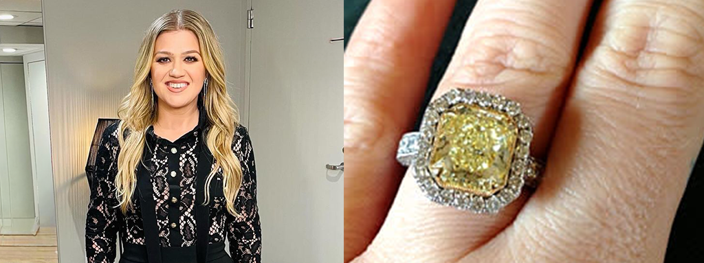 Kelly Clarkson Yellow Diamond Ring
