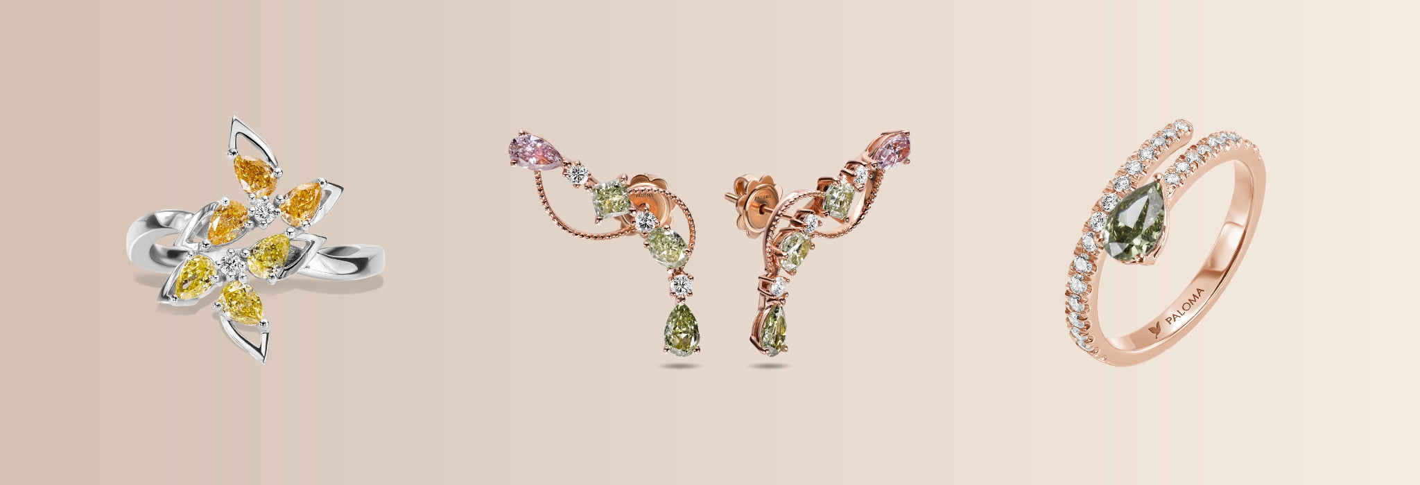 light to medium skin tone diamonds