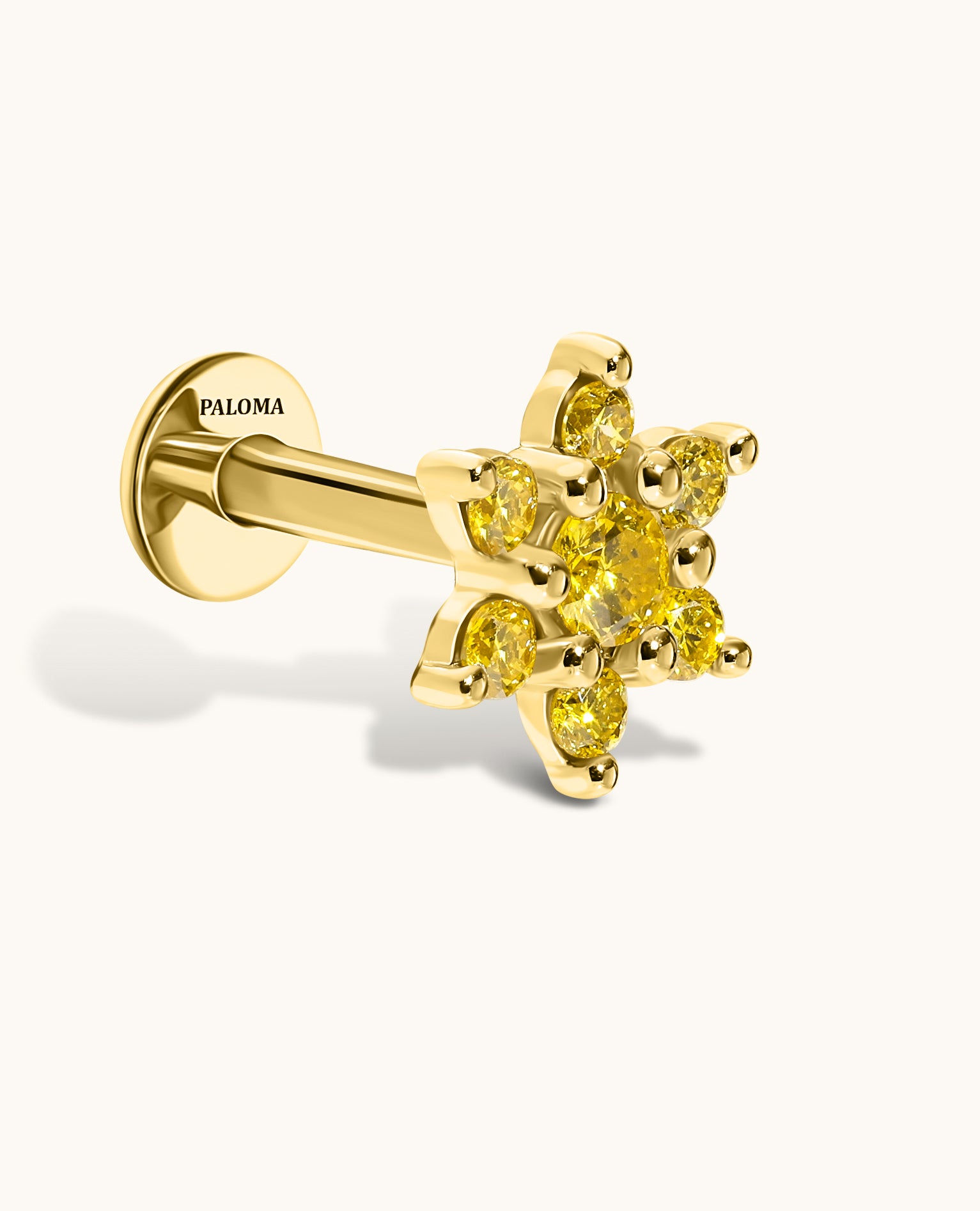 Yellow Diamond Star Helix