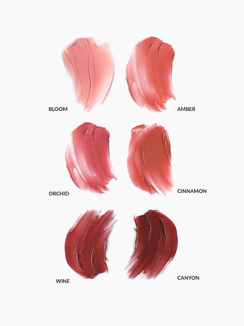 REFY LIP BLUSH SHADE SWATCHES