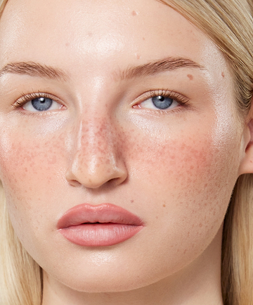 | desc: Model wears Lip Sculpt in Blush