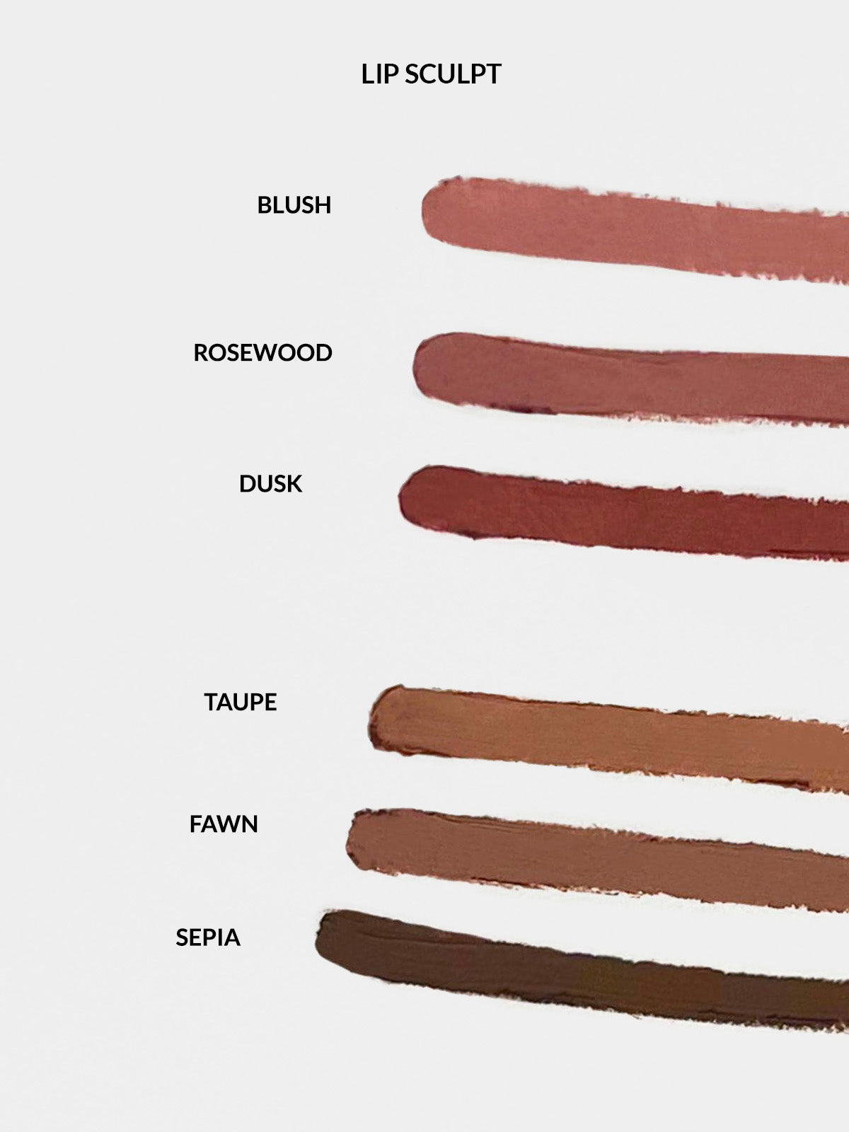 REFY LIP SCULPT SWATCHES