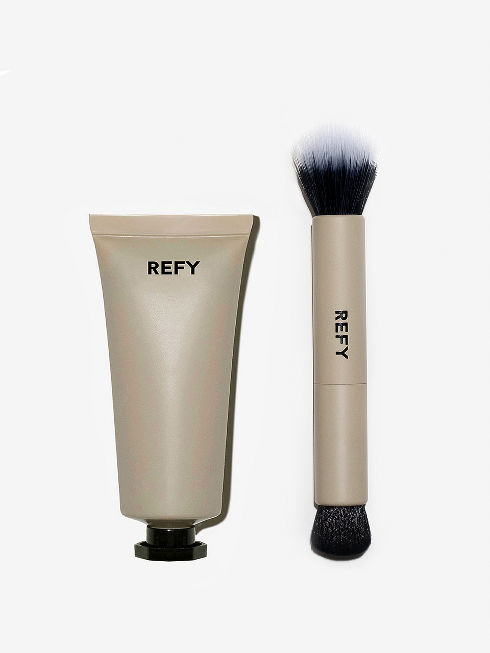 FRONT IMAGE OF REFY BODY GLOW + DUO BRUSH