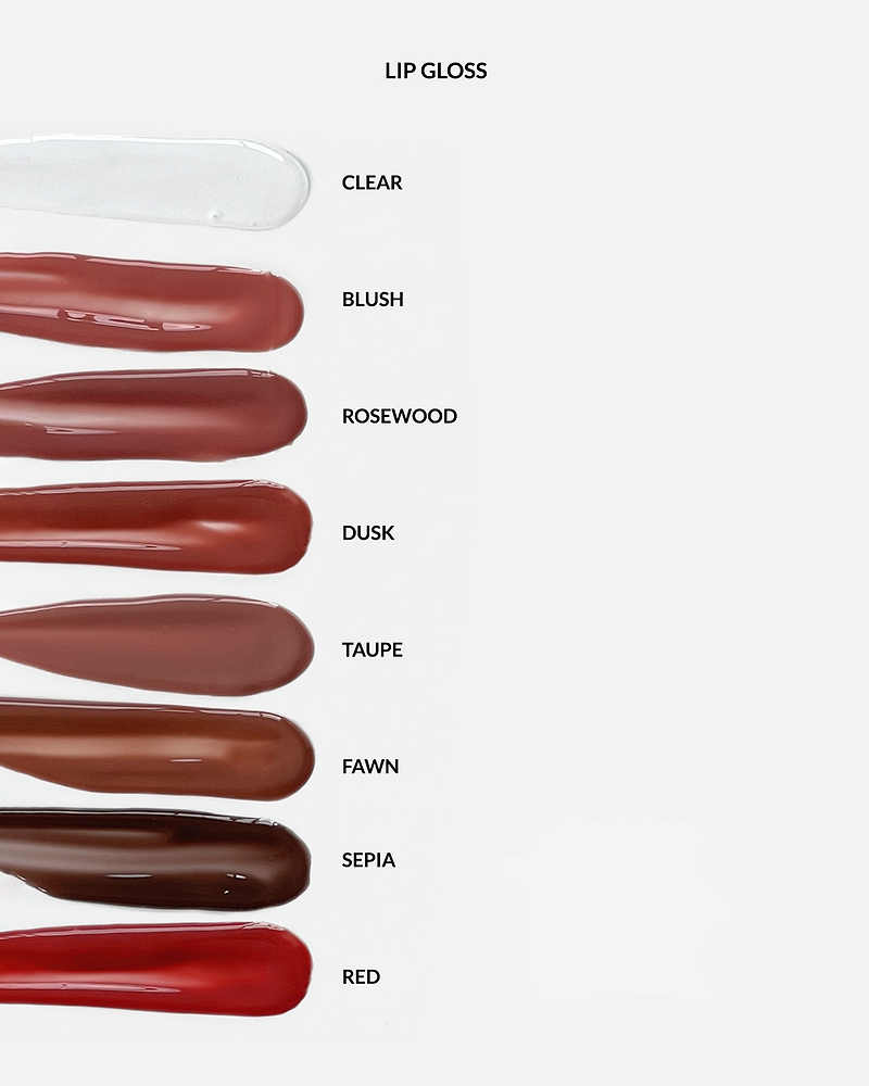 REFY LIP GLOSS SWATCHES