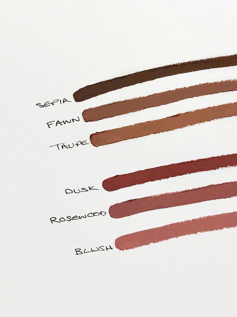 REFY LIP SCULPT SHADE SWATCHES