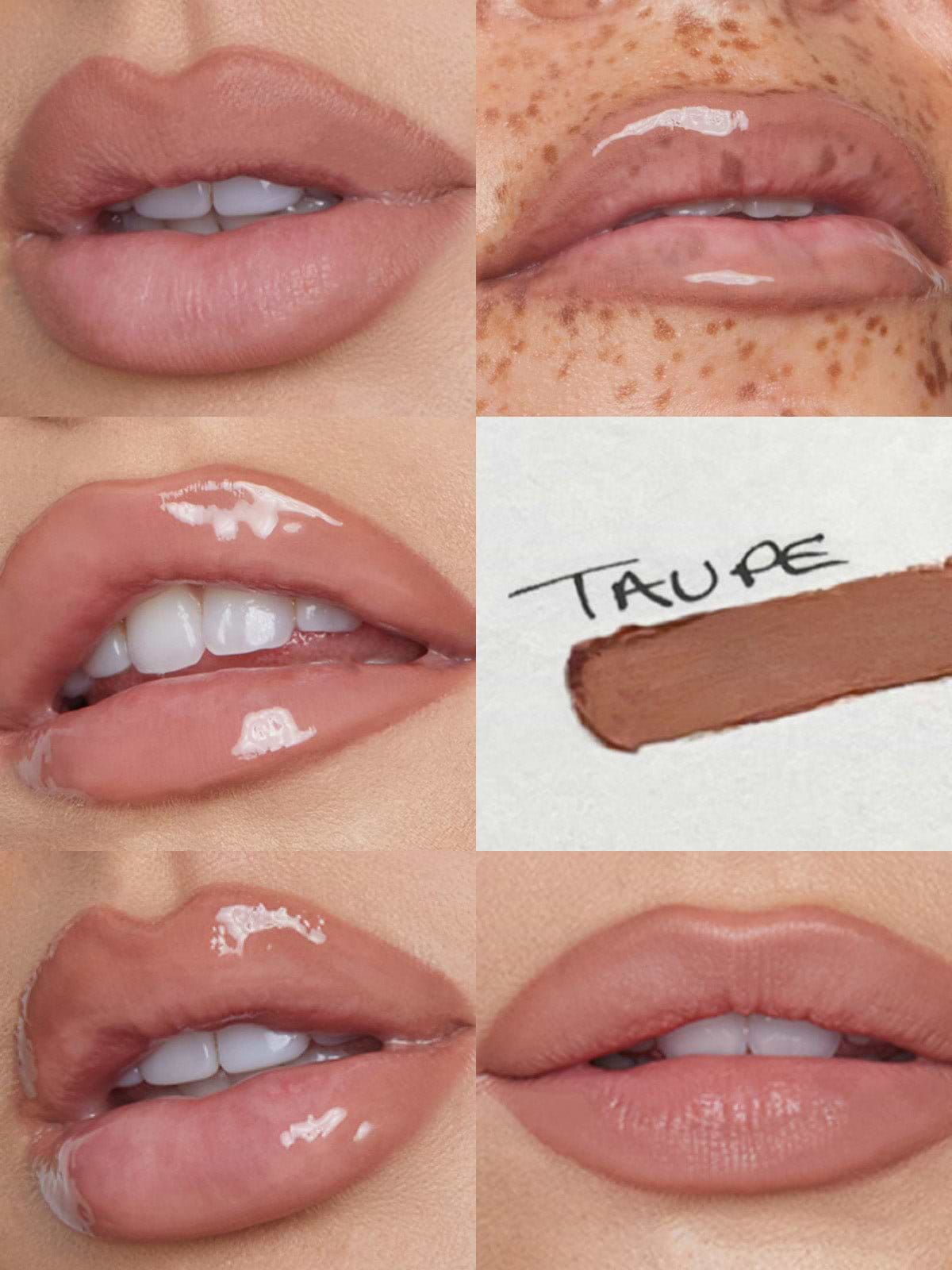 REFY LIP SCULPT  IN TAUPE ON DIFFERENT SKIN TONES