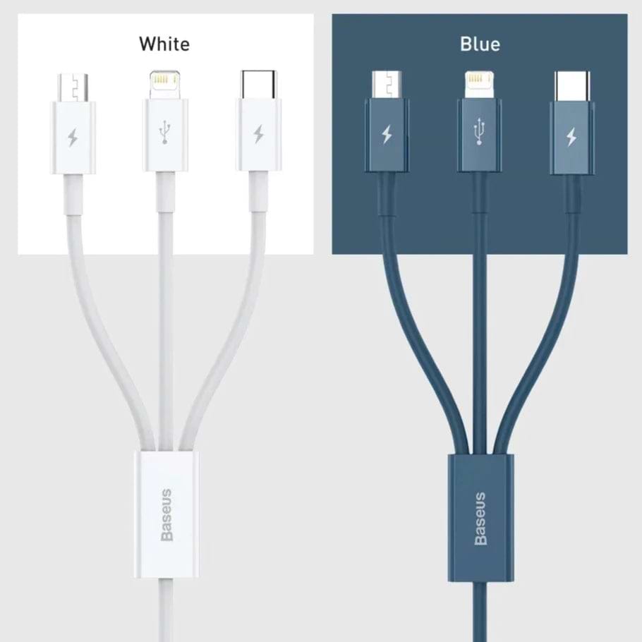 &#39;&#39;LIGHT&#39;&#39; 3 in 1 USB Cable