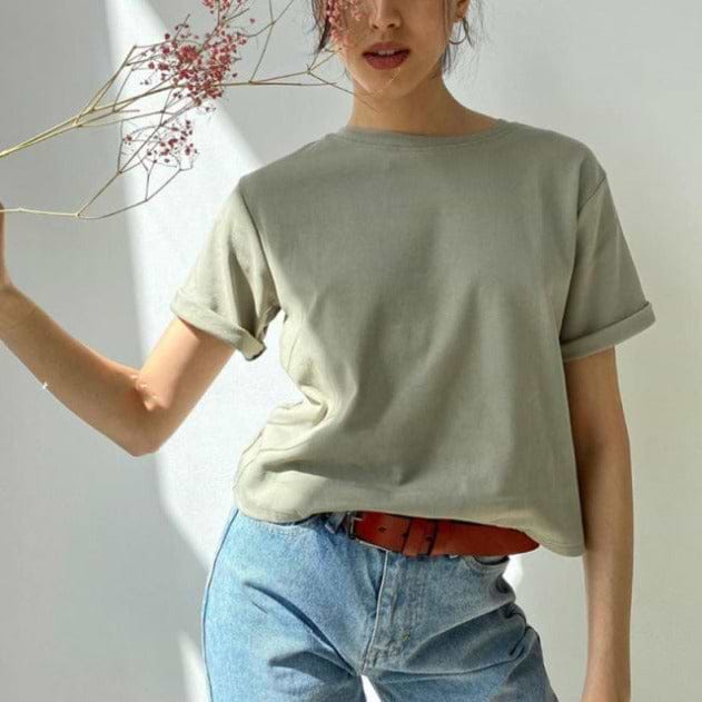 &quot;Lucie&quot; Cotton T-Shirt